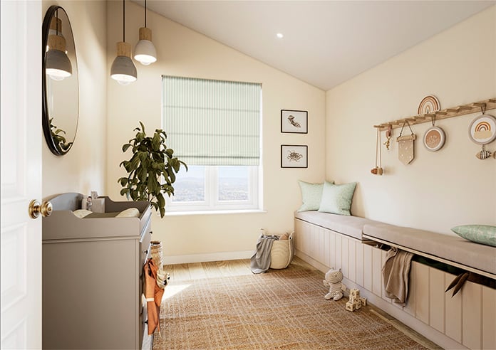 The British Stripe Co. Mary, London No.2 - Roman Blind - Image 6